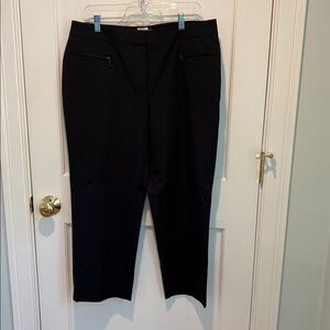 Talbots Navy Curvy Fit Trousers